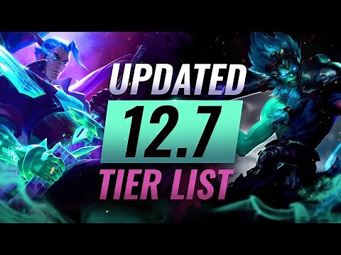 UPDATED PATCH 12.7 Tier List: Zeri Hotfix + More - League of Legends
