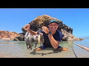 Fishing and Preparing on the Beach (Catch and Cook)