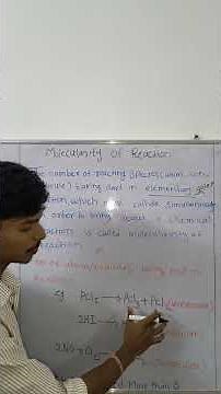 Molecularity of Reaction Explained | Chemical Kinetics | Class 12 | NITianChemDuo #chemistry