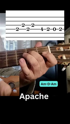 Apache by the Shadows Easy Guitar Tutorial