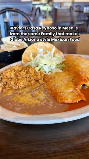@XaviersCasaReynoso in Mesa is from the same family that serves Globe Arizona style Mexican Cuisine.