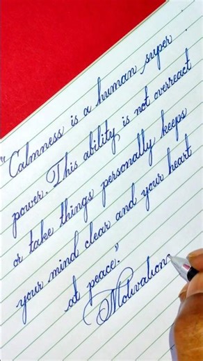 how to write beautiful cursive handwriting | #handwriting #cursive #art #lettering #trending