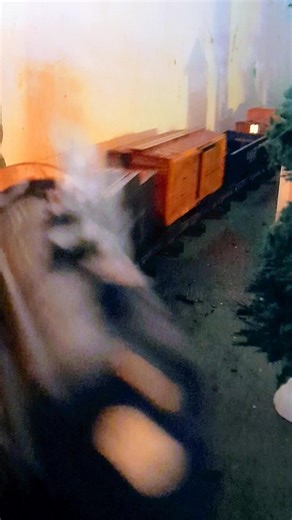 slo motion 1956 American Flyer Atlantic. #americanflyer #steamengine #trains