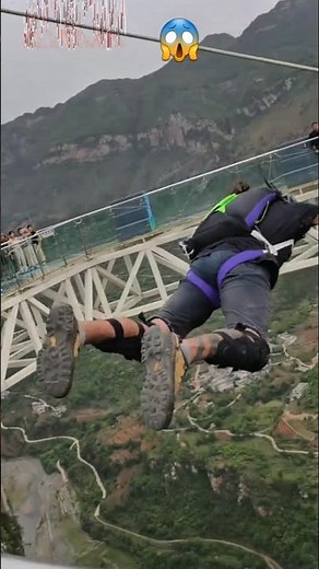 Precision BASE Jump and landing with parachute #BASEJumping #jumping #ParachutePrecision #POVJump