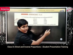 Direct and Inverse Proportion | Class 8 Maths Project Presentation | Simple & Clear Explanation