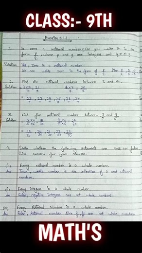 NCERT math's class 9 chapter 1 exercise 1.1 solution #math #ncert #class 9 #solution #DCLearning959