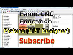 ♥재밌는 자동제어 세상♥ [Fanuc] Picture Program Setup & Sample [CRT Designer] PC프로그램 [Funny AutoControl World