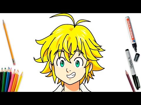 How To Draw Meliodas Easy Step By Step | Seven Deadly Sins Art Lesson