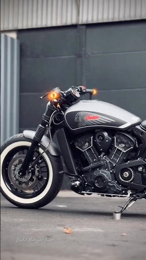 Super Indian Scout Bobber Custom Build By Tank Machine #indianscoutbobber #scoutbobber #custombike