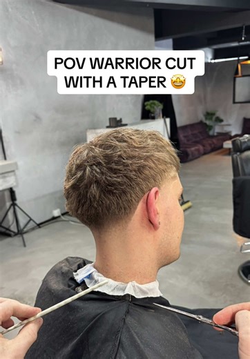 POV Warrior Cut with a Taper Fade