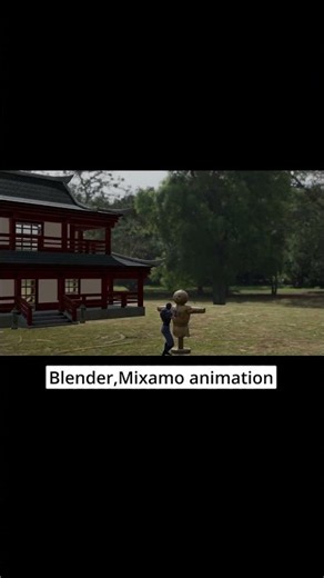 Blender,Mixamo Animation #blender #3danimation #mixamo #blenderanimation #blendertutorial