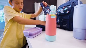 Ello Bop 2-Pack 12oz Kids Plastic Tumbler Set with Carry Loop | Leak-Proof Slider Lid | Removable Spill Resistent Soft Straw | BPA-Free