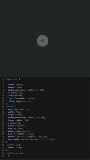 Toggle Switch HTML | CSS