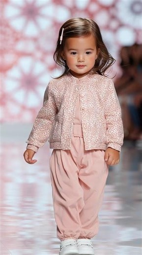 Cute Baby Girl Modeling on Runway | Kids Fashion Walk 2025