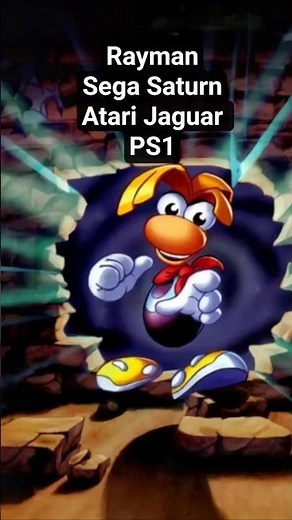 Rayman - Sega Saturn - Atari Jaguar - PS1 - #retrogaming #sega #segasaturn #atarijaguar #atari #ps1