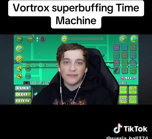 Vortrox Superbun Time Machine in Geometry Dash