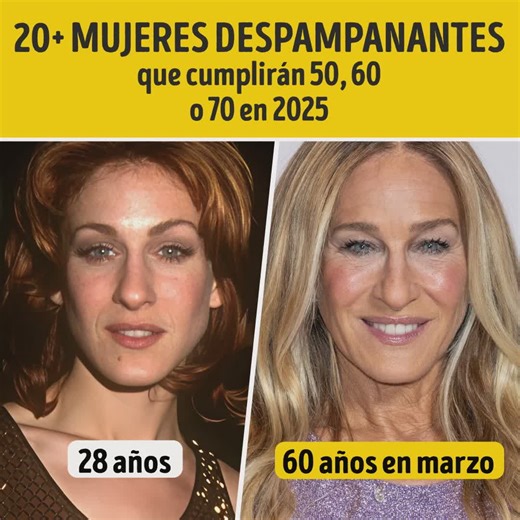 20 Mujeres despampanantes que cumplirán 50, 60 o 70 años en 2025 | Genial