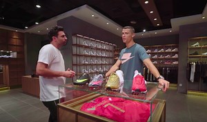 Cristiano Ronaldo Goes Sneaker Shopping In Beijing And Talks About The Origins Of His New Shoe