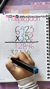 Multiplicación de 3 cifras #matematicasprimaria #matematicasdivertidas #matematicas | Matemáticas divertidas
