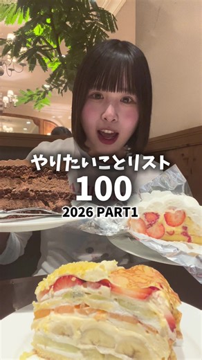 2026年やりたいことリスト - HARBSのスイーツ