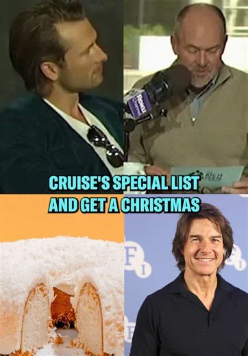 Glen Powell says that Tom Cruise’s Christmas cake is SO LEGENDARY that he throws a party around its arrival every year 🤣 #tomcruise #glenpowell #bakery