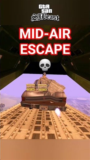 7⭐ Rooftop Escape Across Los Santos 🔥 💀 #gta #gtasanandreas