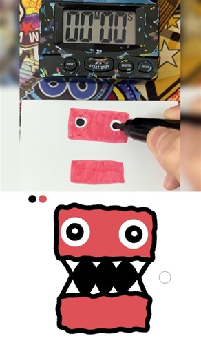 30 sec Drawing💜BoxyBoo(Poppy Playtime)