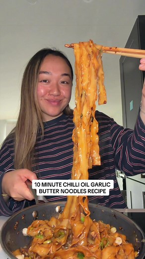 10 Minute Chilli Oil Garlic Butter Noodles