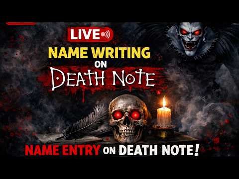 your names on death note #explorepage #death #deathnote #deathnotegame #anime #fans #follow