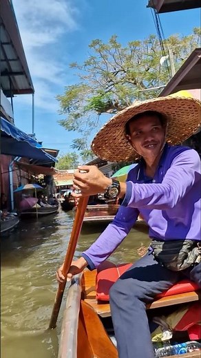 Damnoen Saduak Floating Market 🇹🇭 Quick Tour of Thailand's Famous Canals