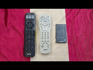 Bose audio video universal remote music system