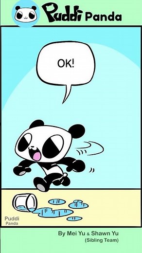 That's not how you do it... 😕 | Puddi Panda #puddipanda #funnycomics #meiyu