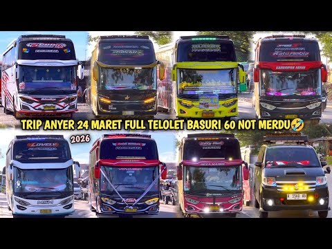 RAME FULL BUS TELOLET BASURI🥳 Hunting Bus Trip Anyer Di Pusat Oleh Oleh CM7👏