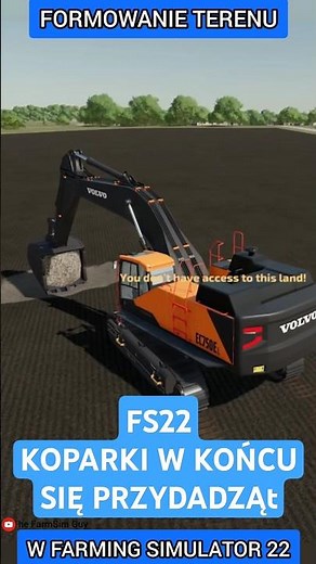 Mod na kopanie rowów w FS22