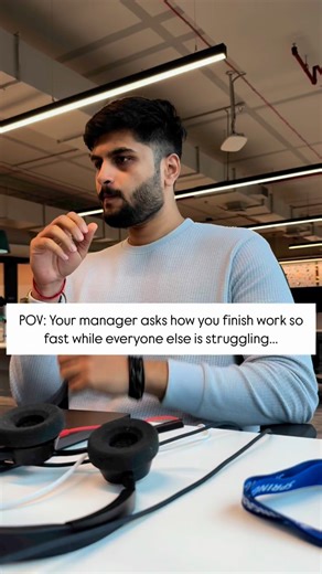 Rohit Yadav on Instagram: "This is Rohit, your usual 9to5 guy working as a Product Manager in Tech. While others spend hours in meetings and emails, I use these five smart tools to get work done faster: Gamma – I type my ideas and it makes slide decks for me in minutes. Fireflies – It listens to meetings and writes down everything. I always have notes, without any extra effort. ChatGPT – I use it to help me brainstorm, draft messages, and quickly solve daily work problems. Perplexity AI – When I