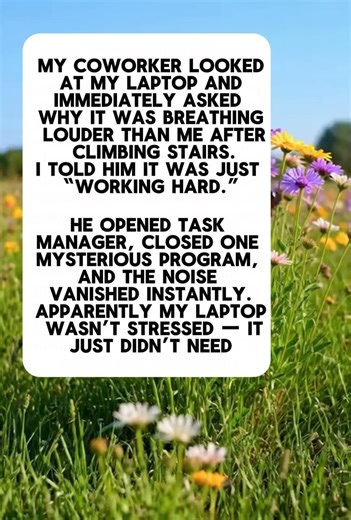 My coworker closed ONE program and my laptop stopped screaming #dadjokes #funny #jokes #it #computer