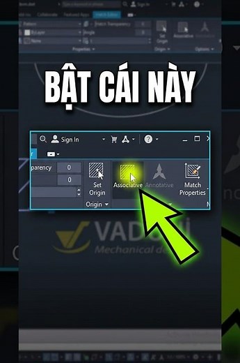 AutoCAD Hatch Associative Tip #Shorts #autocad