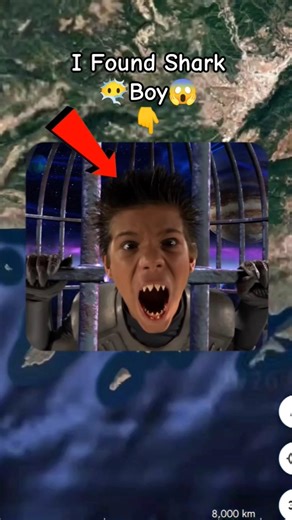 I Found Shark Boy Is Real 😶‍🌫️😱 on google maps and google earth #shots #universalskt