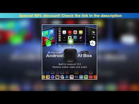 Review 2025 CarPlay Smart Ai Box Android Wireless CarPlay Android Auto Adapter For Netflix For YouT