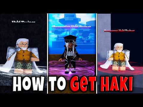 How to GET ALL HAKI in SAILOR PIECE FULL GUIDE to GET OBSERVATION, ARMAMENT, CONQUEROR HAKI Roblox