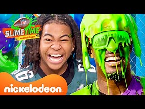 Funniest Pranks, BLOOPERS, & Slime Moments! 😎 w/ Young Dylan + More | NFL Slimetime | Nick Sports