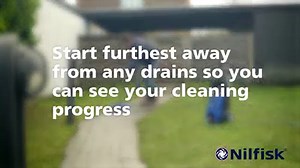 Want new pavers? Try the Power Patio Cleaner from Nilfisk first. | Nilfisk