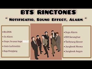 BTS || Ringtones, Notifications, Sound Effect, Alarm, WhatsApp