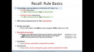 Lecture 12 Rule-based and Other Expert Systems
