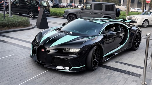 Rare $3,800,000 Bugatti Chiron roams the city