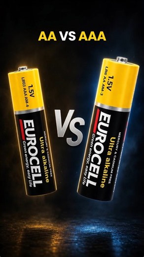 🔋 **AA or AAA Batteries – Which One Should You Choose?