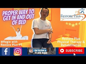 Expert Physiotherapist Shares PROPER Way to Safely Get In and Out of Bed!