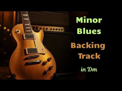 Minor Blues Backing Track in Dm