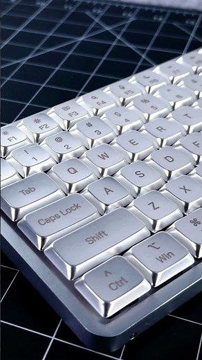 Awekeys Air Metal Low-Profile Keycaps Sound Test