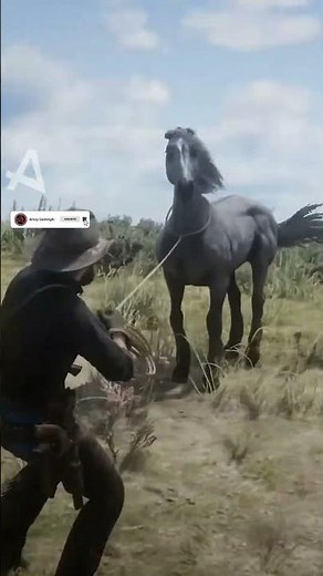 🔥 I found a hidden legendary horse from RED DEAD REDEMPTION 2 😱